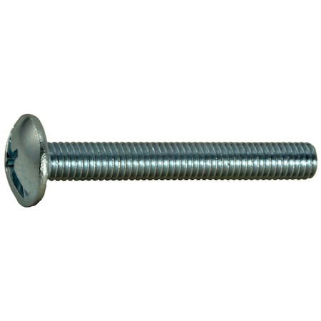Midwest Fastener #10-32 x 1-1/2 in Combination Phillips/Slotted Truss Machine Screw, Zinc Plated Steel, 25 PK 36147
